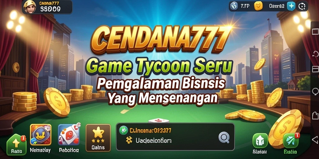 Tampilan gameplay CENDANA777 yang menarik dan penuh warna.