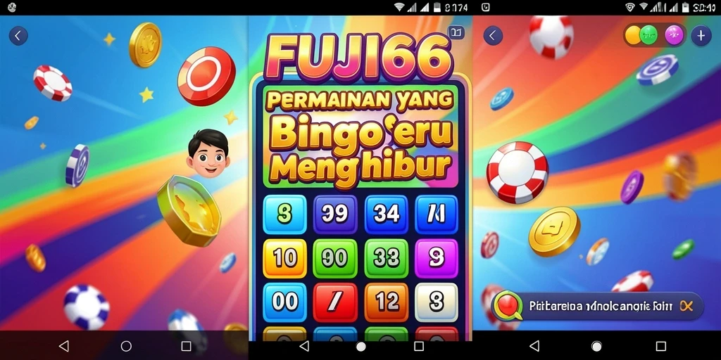Screenshot gameplay FUJI66 menampilkan suasana seru permainan Bingo.