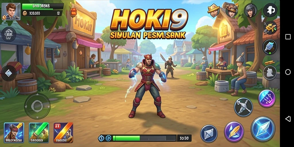Screenshot utama HOKI9 menunjukkan momen seru gameplay simulasi.