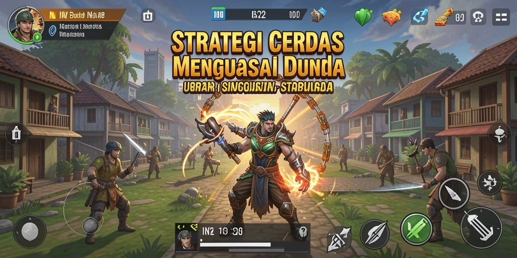 Tampilan gameplay IN22 yang menarik dan penuh strategi.