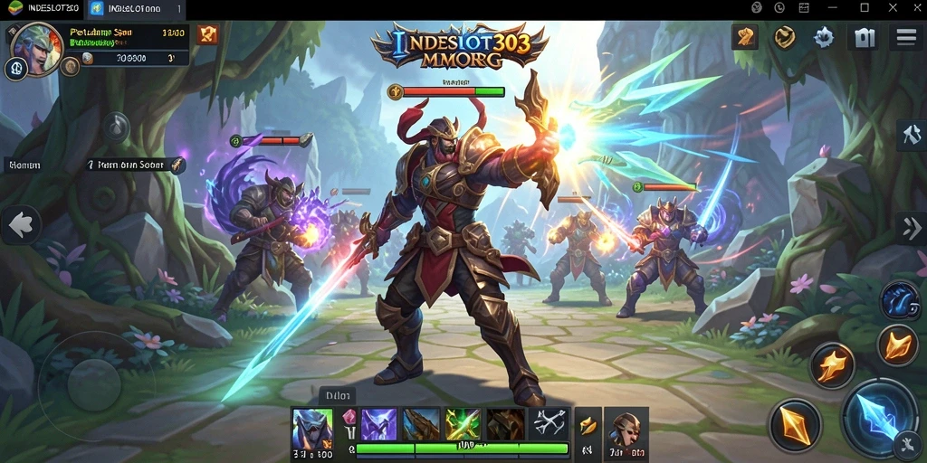 Tampilan gameplay menarik dari INDESLOT303 yang seru.