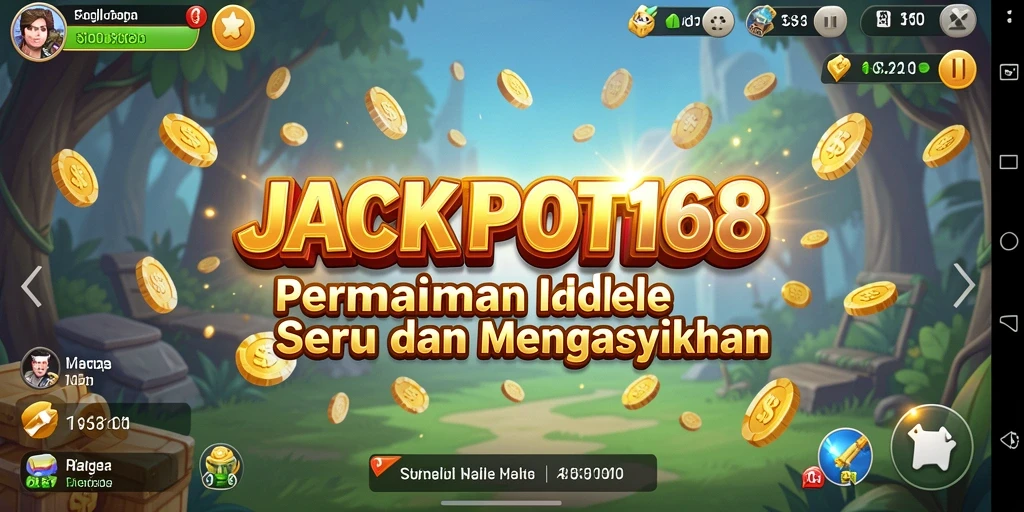Tampilan gameplay JACKPOT168 yang menarik dan menyenangkan.