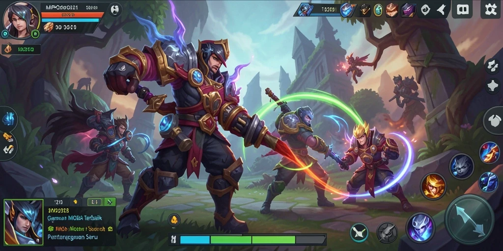 Tampilan grafis menarik dan gameplay intens di MPO2121.