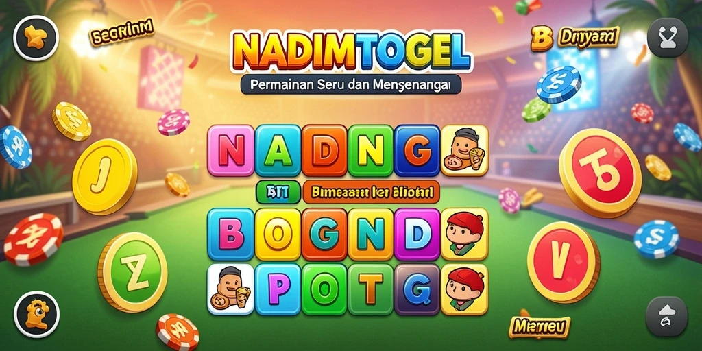 Tampilan gameplay seru dan interaktif dari NADIMTOGEL.