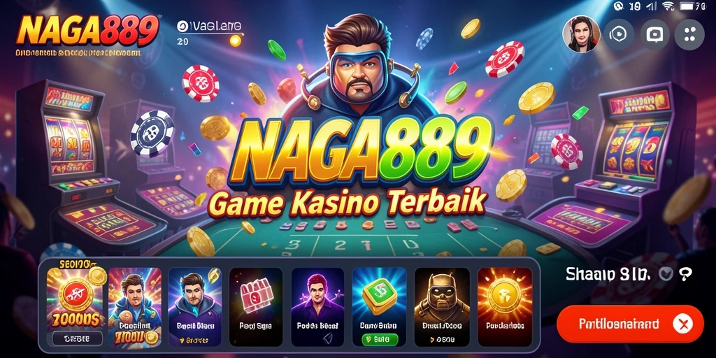 Tampilan menarik dari gameplay Kasino di NAGA889.