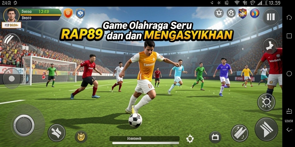 Tampilan gameplay seru dari RAP89 dengan aksi olahraga yang menarik.