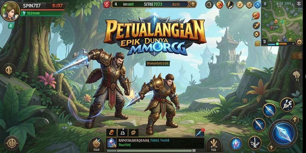 Gameplay seru SPIN707 dalam dunia MMORPG yang luas.