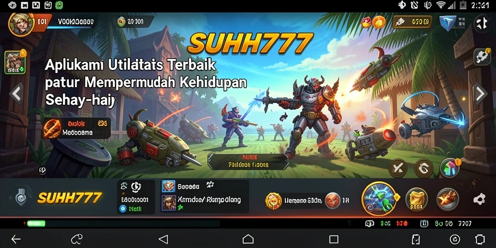 Tampilan utama SUHU777 menampilkan informasi suhu dan kelembapan secara akurat.